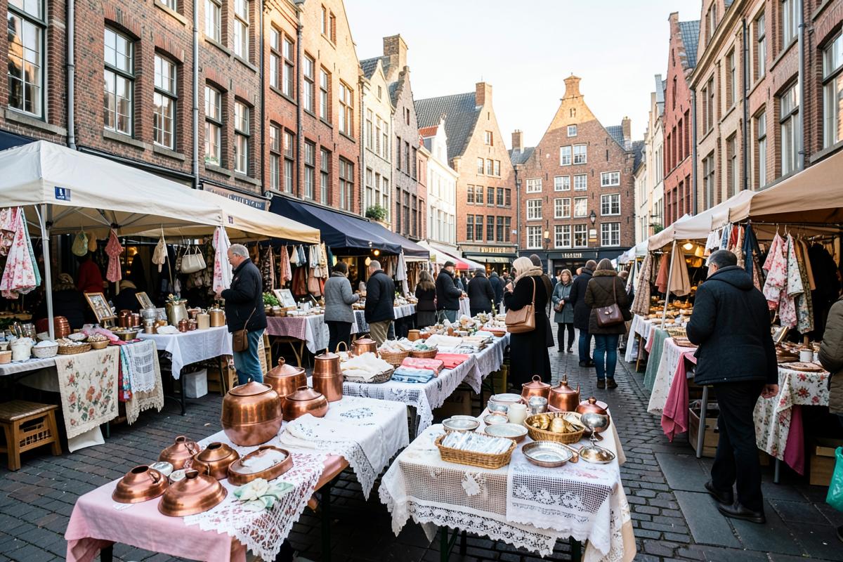 Stalls at Rommelmarkt 't Zand