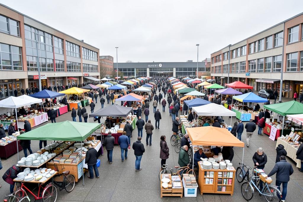 Stalls at Antik- und Trödelmarkt Westfalenhallen