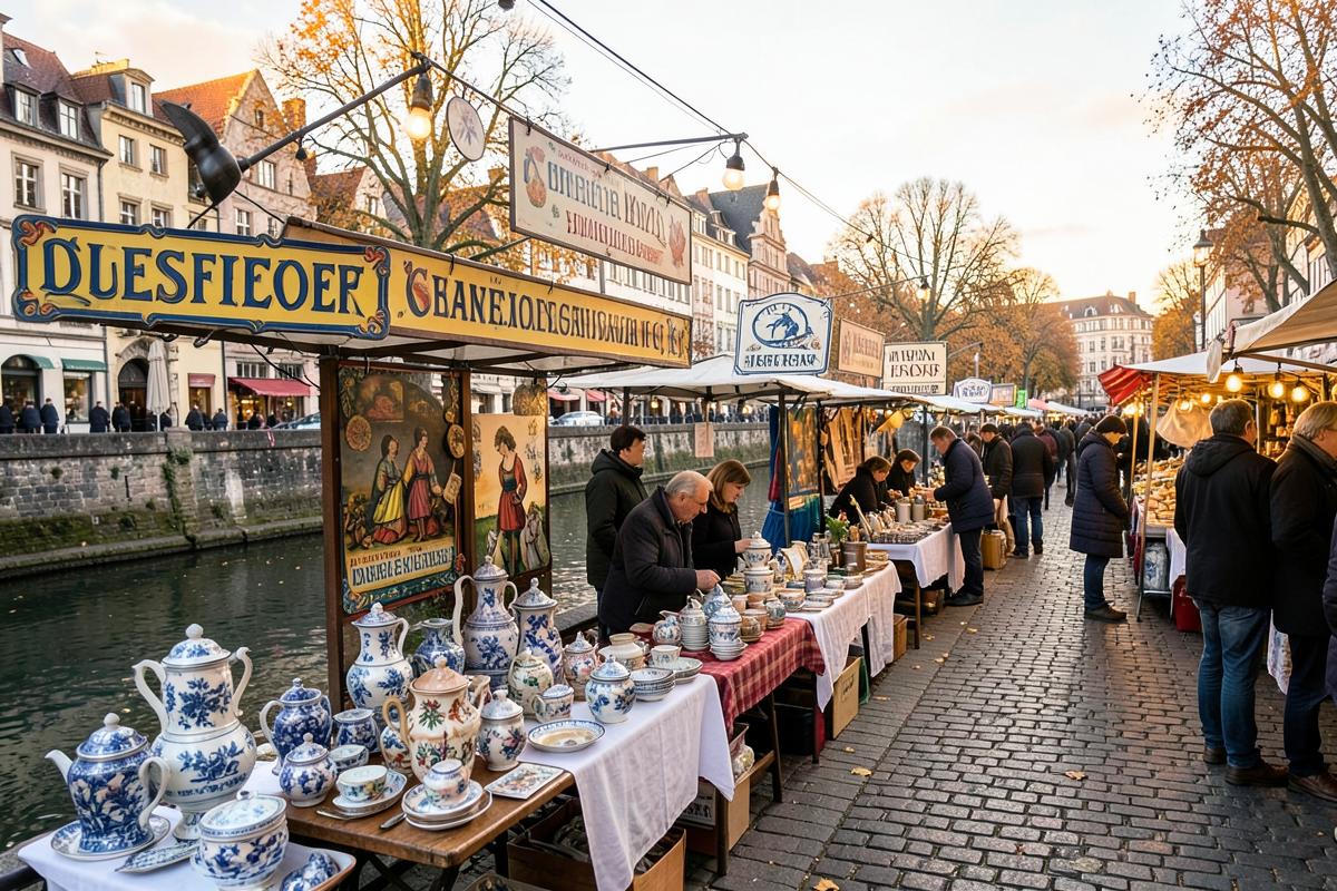 Stalls at Trödelmarkt Südstadt