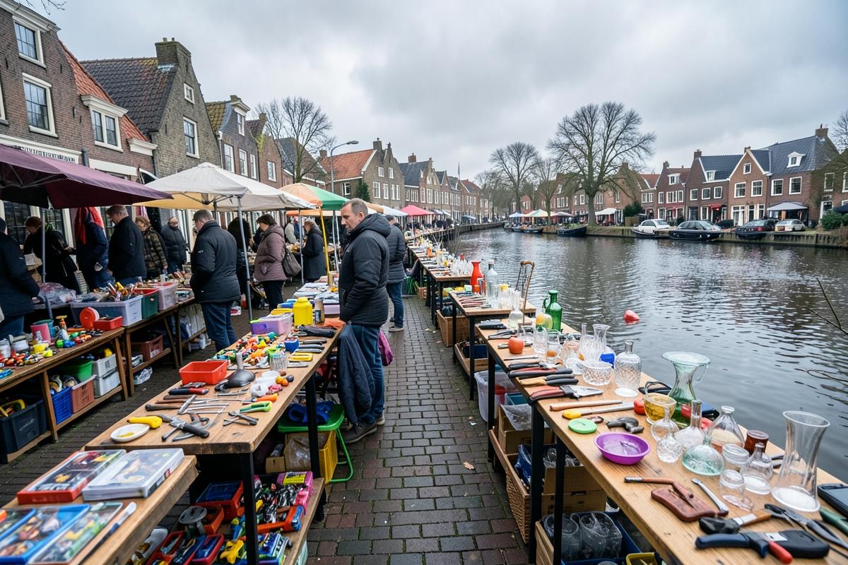 Stalls at Rommelmarkt Temse